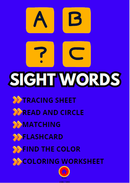 Early Skills Mega Workbook for Kids with clickable menu -PlayfulPages