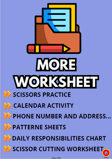 Early Skills Mega Workbook for Kids with clickable menu -PlayfulPages