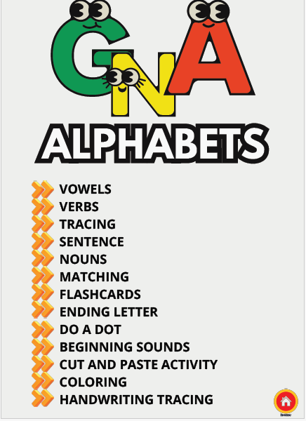 Early Skills Mega Workbook for Kids with clickable menu -PlayfulPages